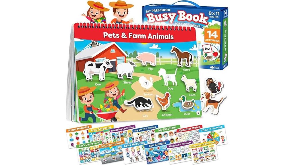 preschool busy book ages