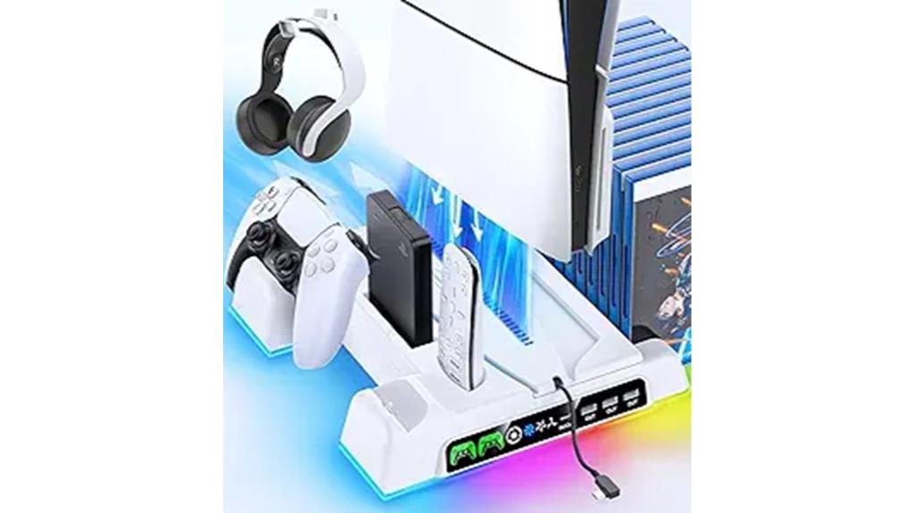 ps5 cooling charging station