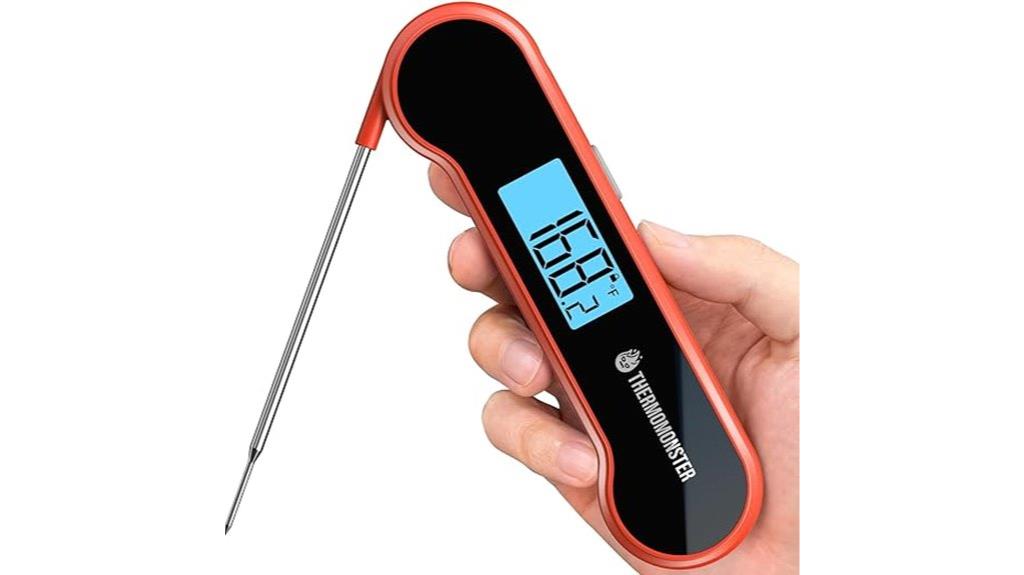 quick bright lcd thermometer