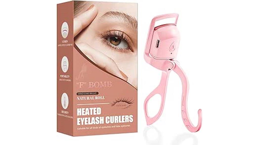 rechargeable c shaped eyelash curler