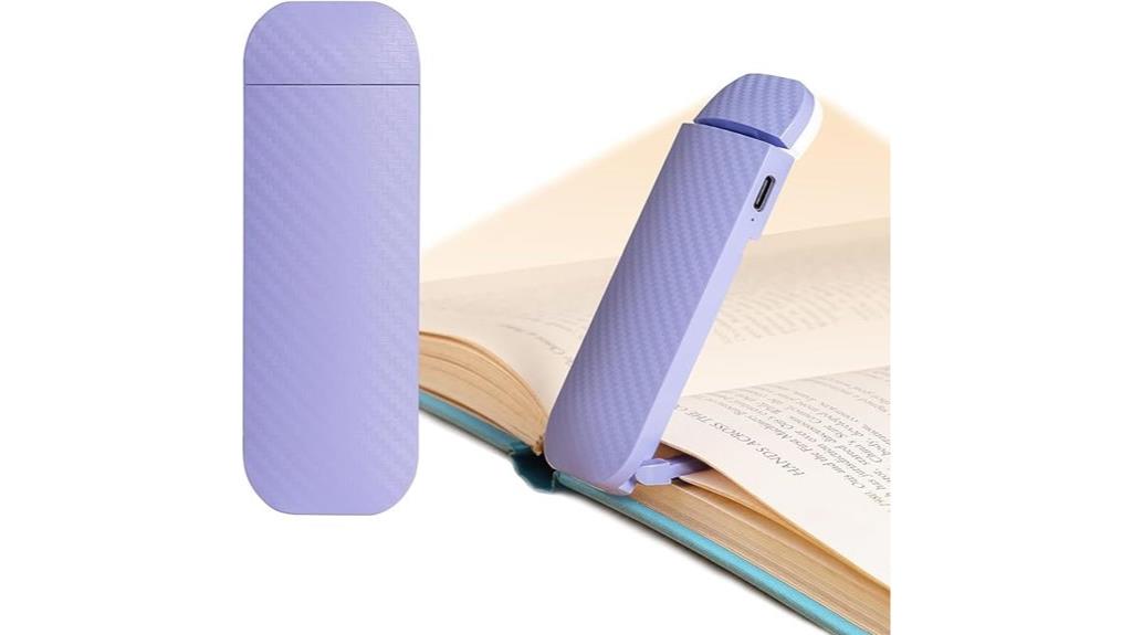 rechargeable clip on booklight