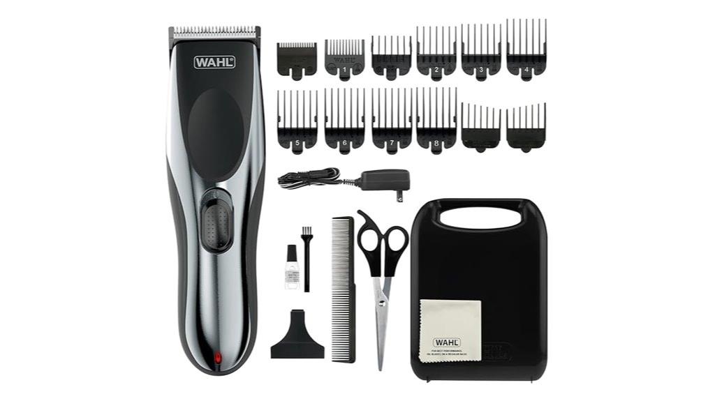 rechargeable haircutting and trimming kit