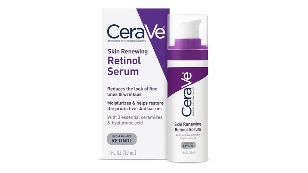 retinol anti aging facial serum