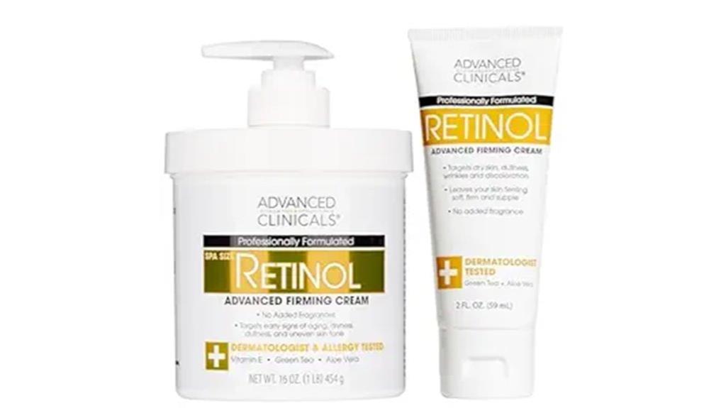 retinol body and face