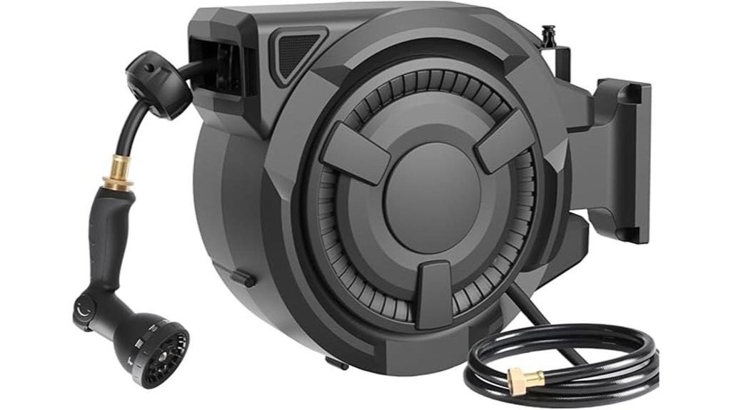retractable hose reel