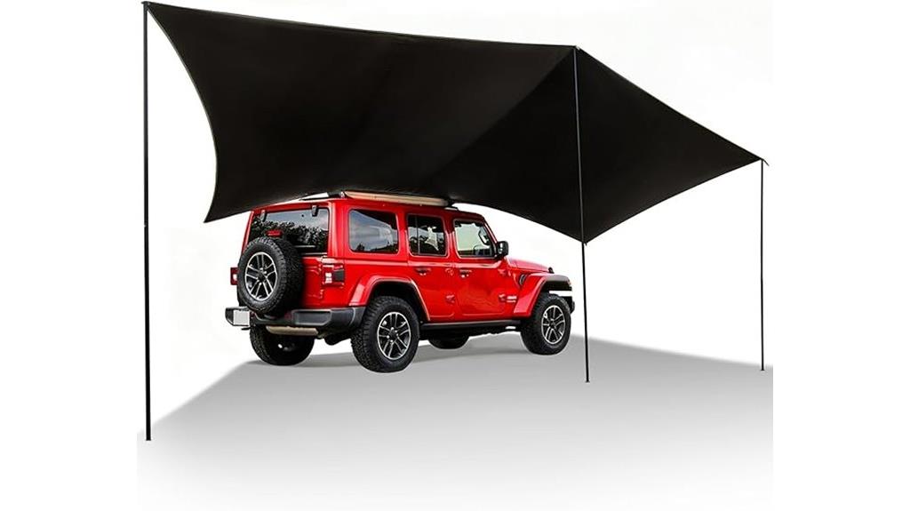 retractable timber ridge awning