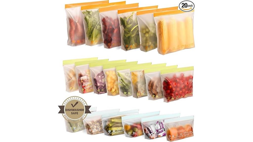 reusable food storage bags