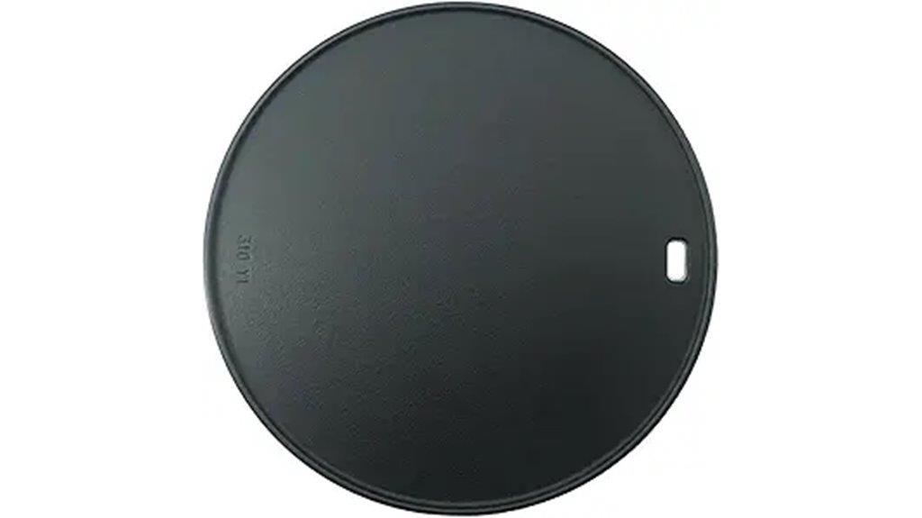 reversible round pizza stone