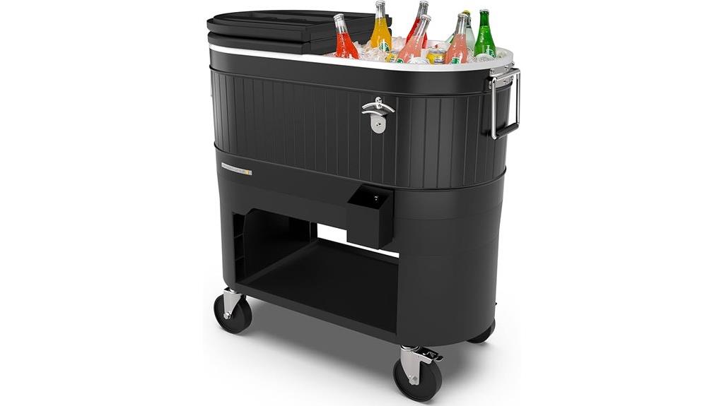 rolling patio cooler
