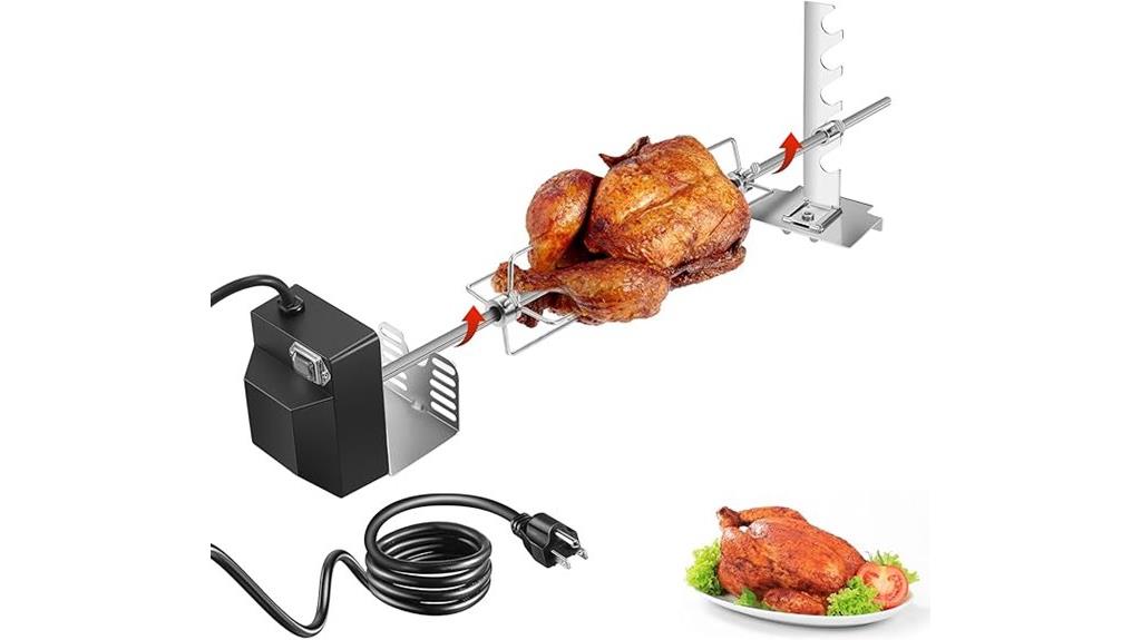rotisserie grill with motor