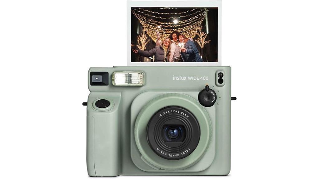 sage green instant camera