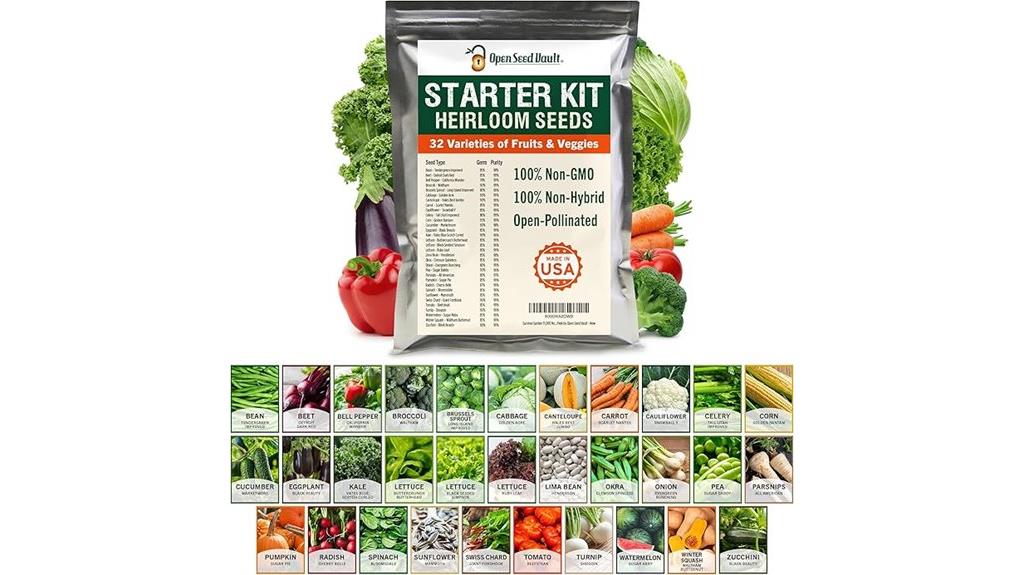 seed vault with 15 000 gmo free heirloom seeds