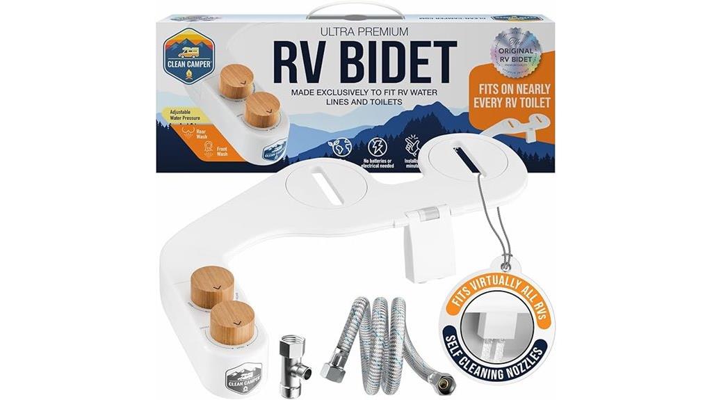 self cleaning dual nozzle bidet