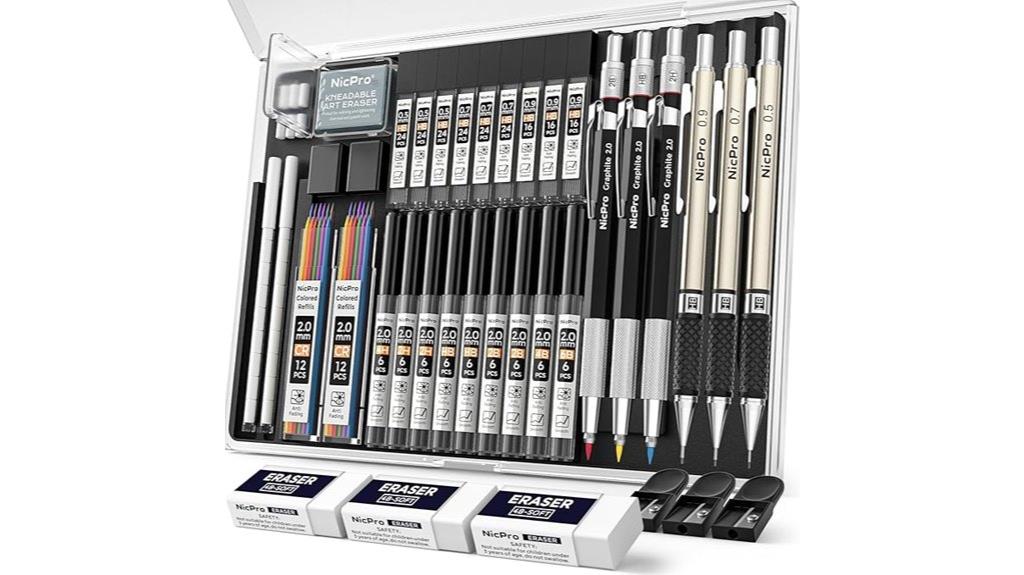 set of 35 mechanical pencils