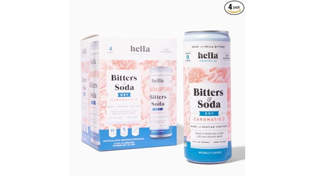 set of four aromatic bitters