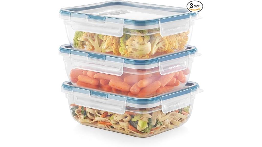 set of three containers