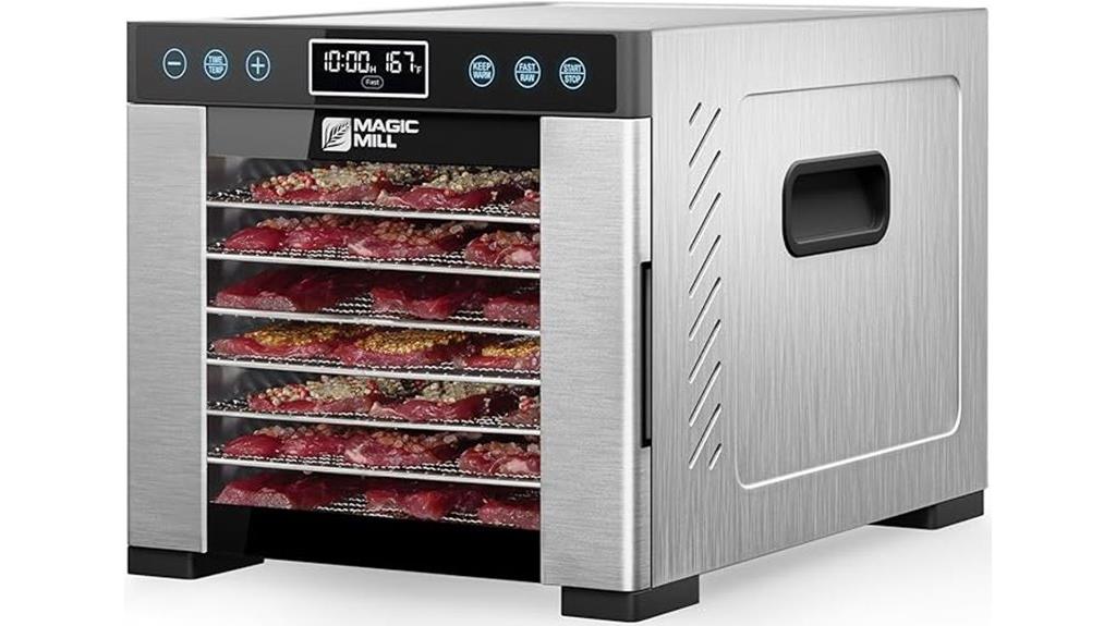 seven tray food dehydrator