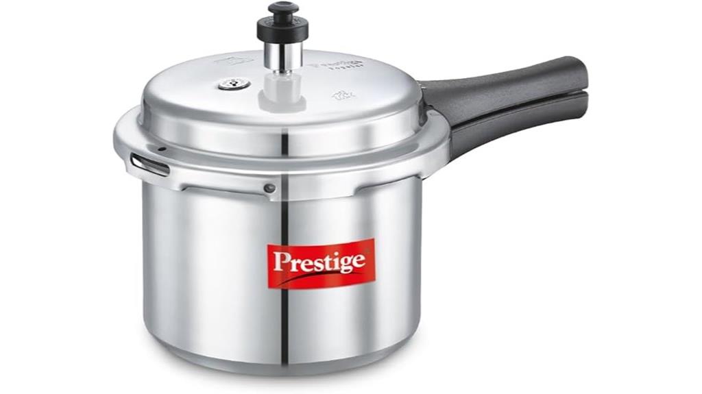 silver aluminum 3l pressure cooker