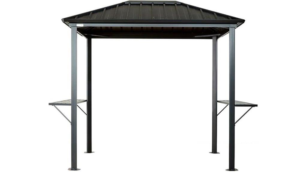 six by eight hardtop gazebo