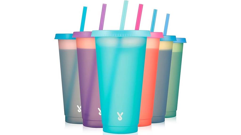six pack cold drink cups