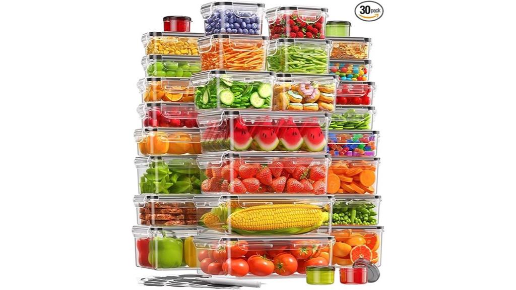 sixty piece container set