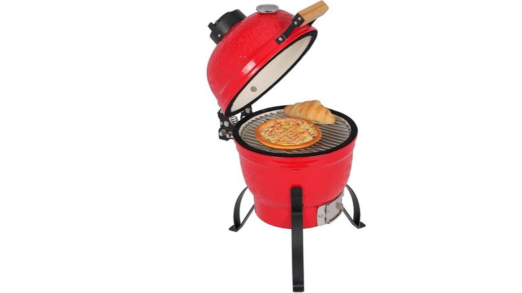 small ceramic kamado grill