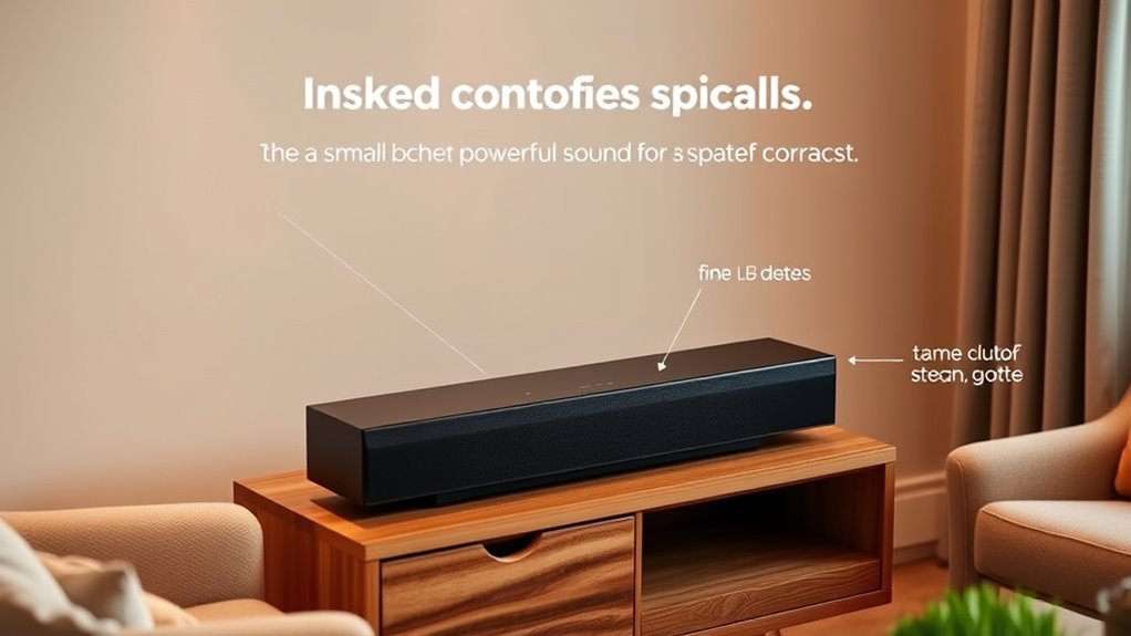 small room soundbar considerations
