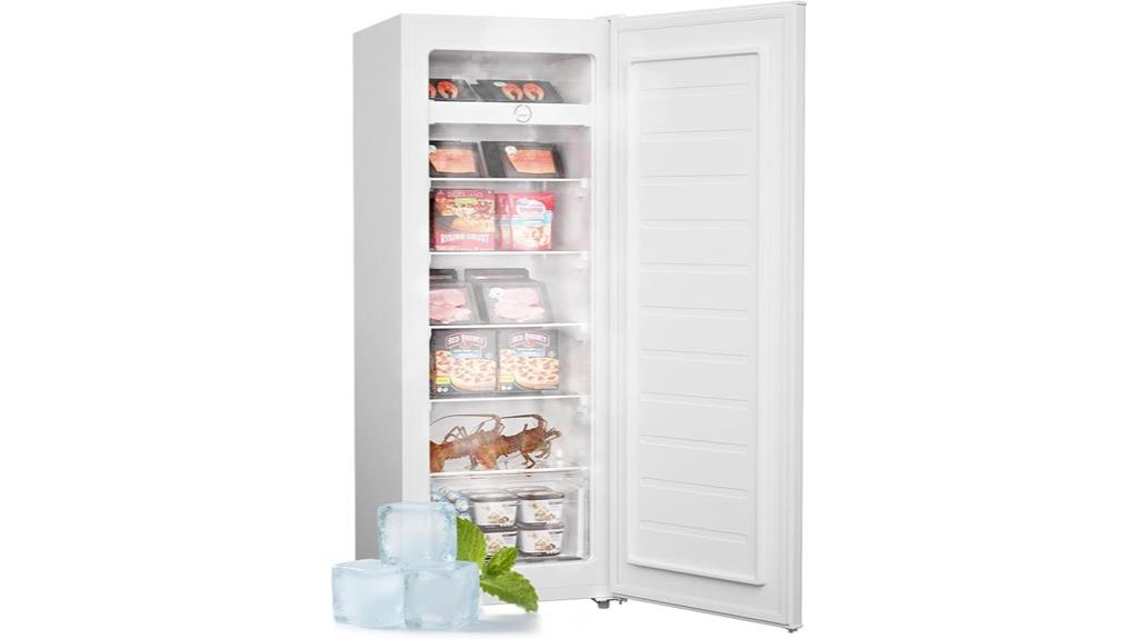small upright freezer