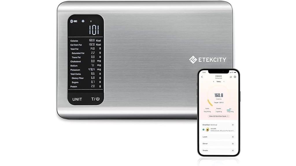 smart food scale with nutrition
