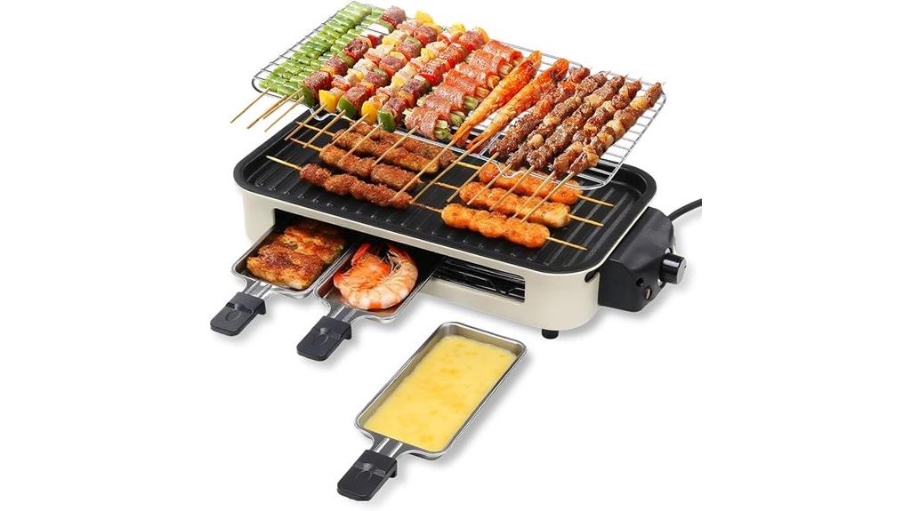 smokeless 1500w indoor grill