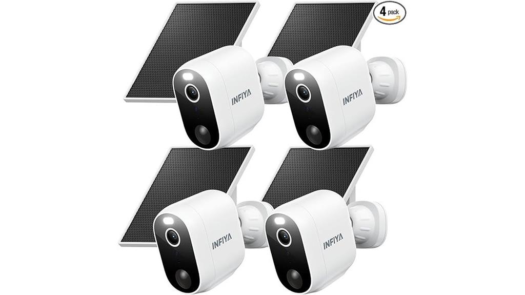 solar powered 2k security cameras