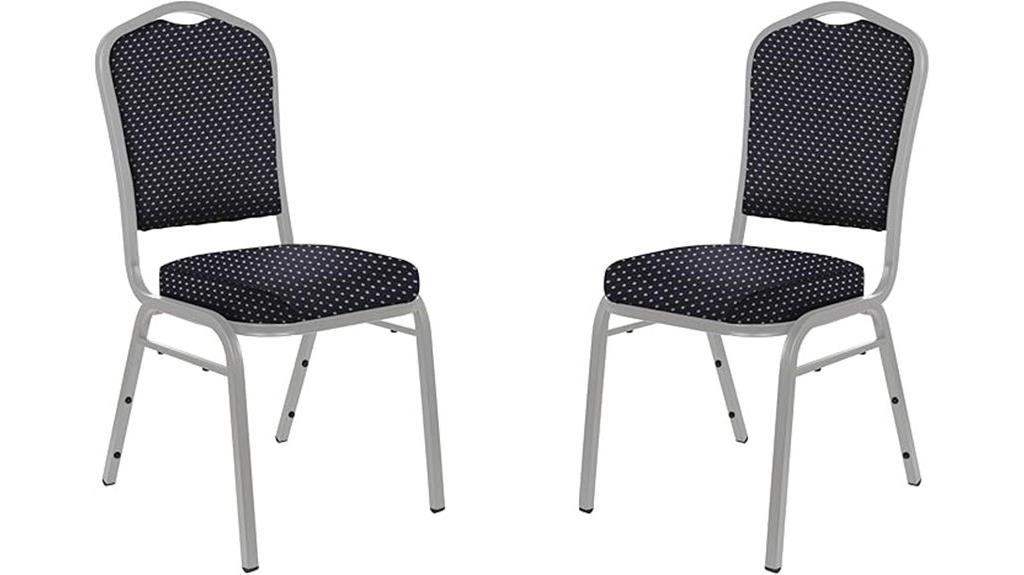 stackable upholstered banquet chairs