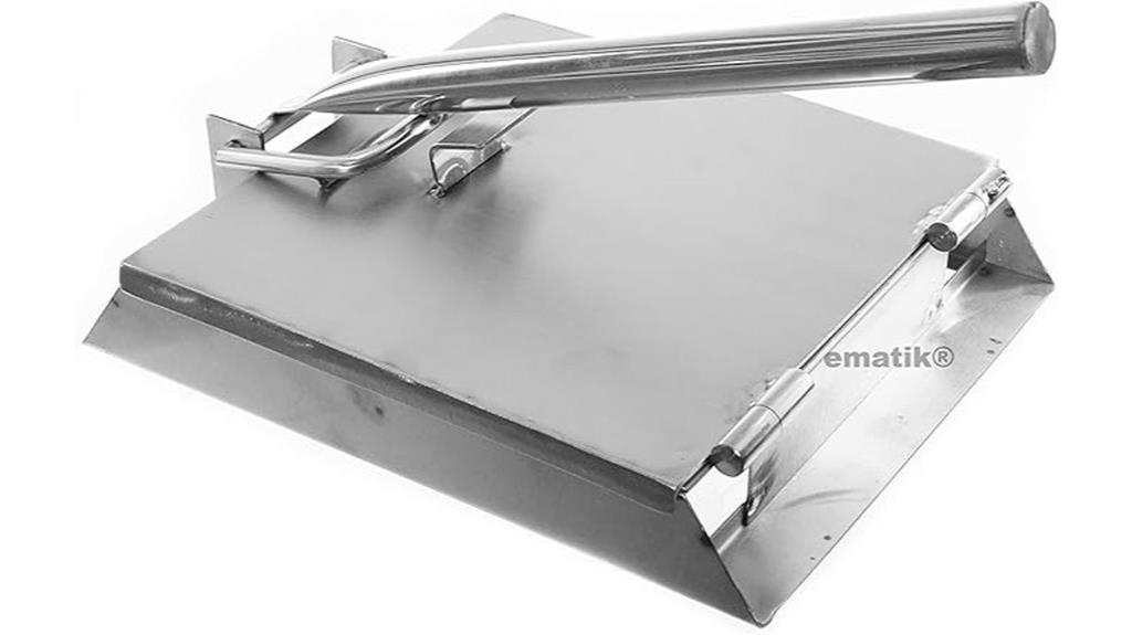 stainless steel 10 inch tortilla press