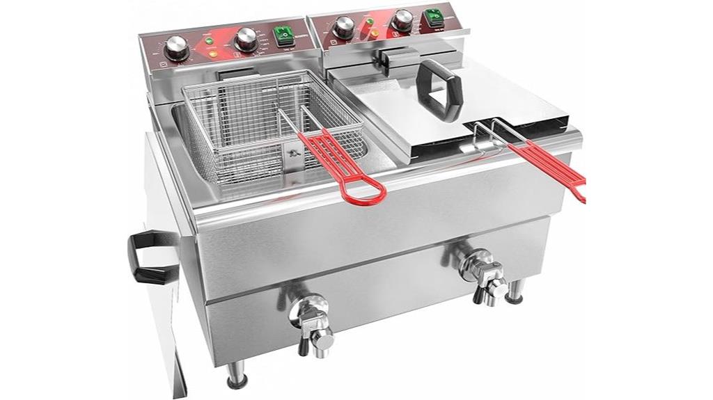 stainless steel 24l electric fryer