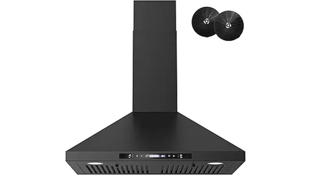 stainless steel 30 inch range hood