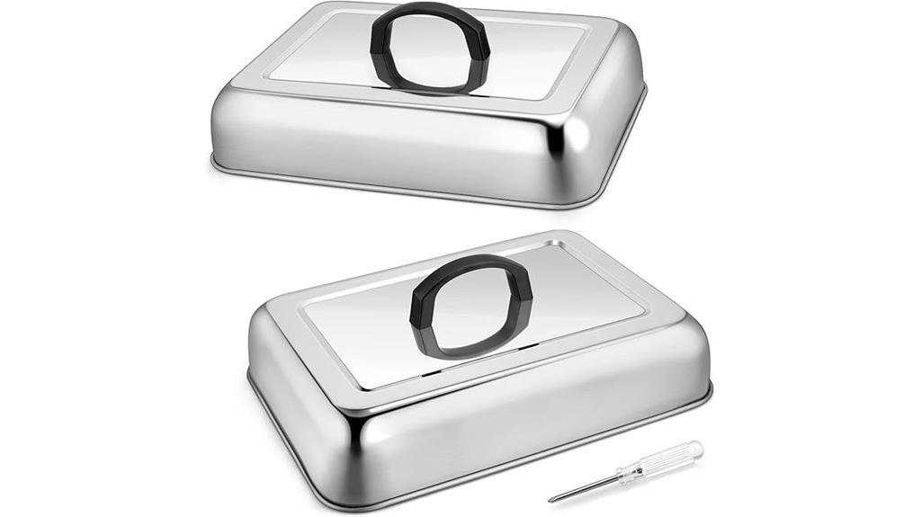 stainless steel basting cover