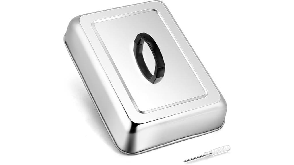 stainless steel basting cover