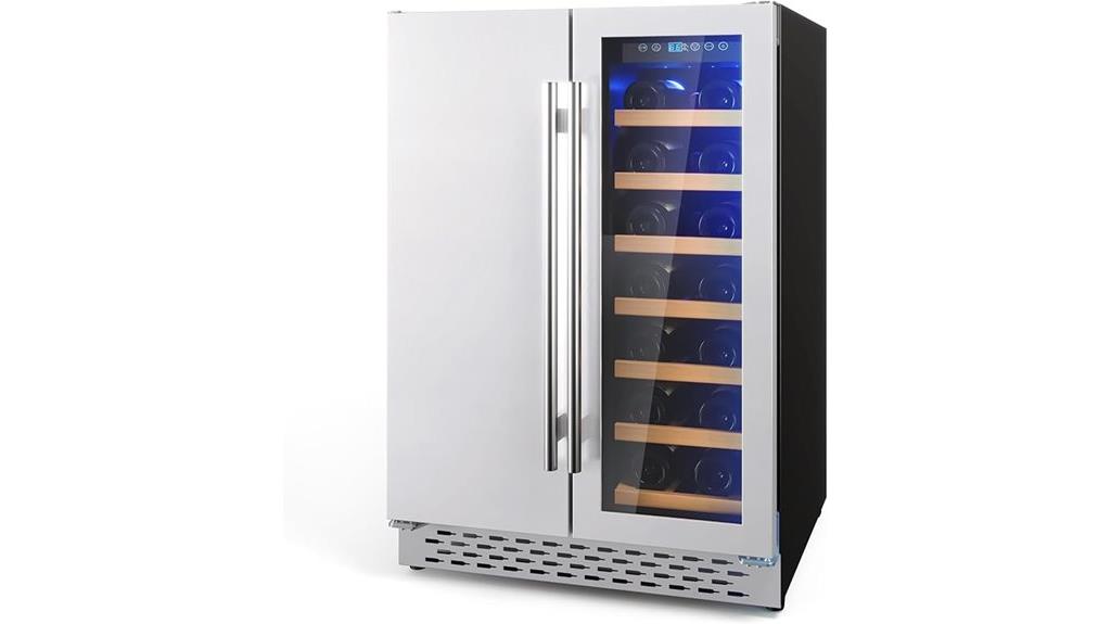 stainless steel dual zone
