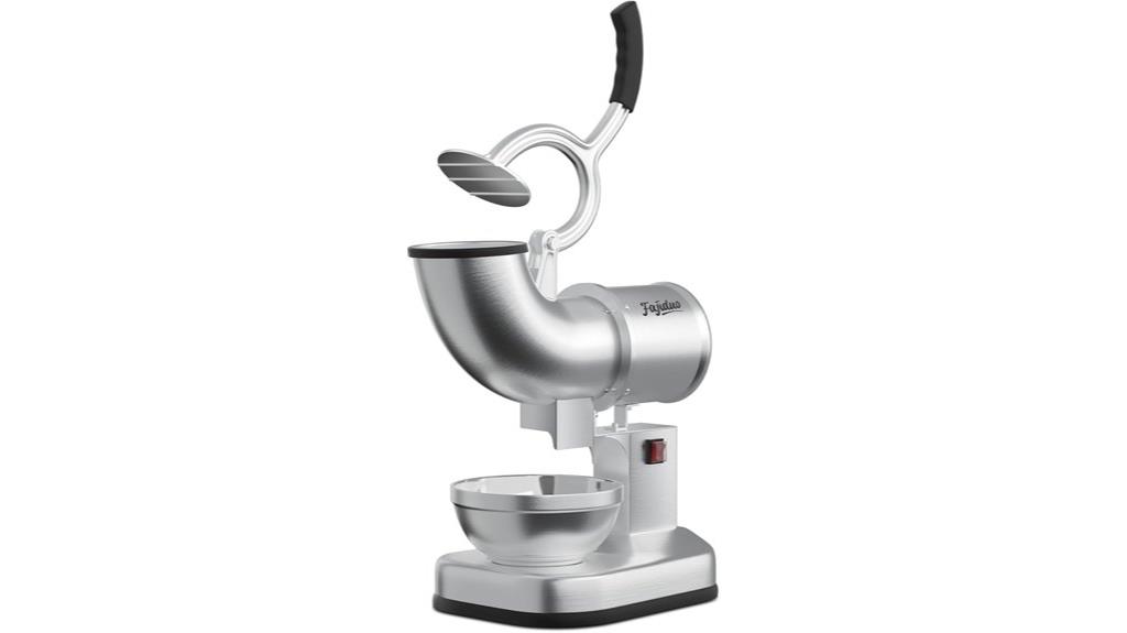 stainless steel ice shaver