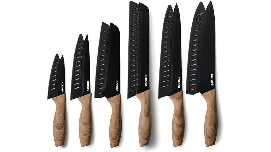 stainless steel knife set