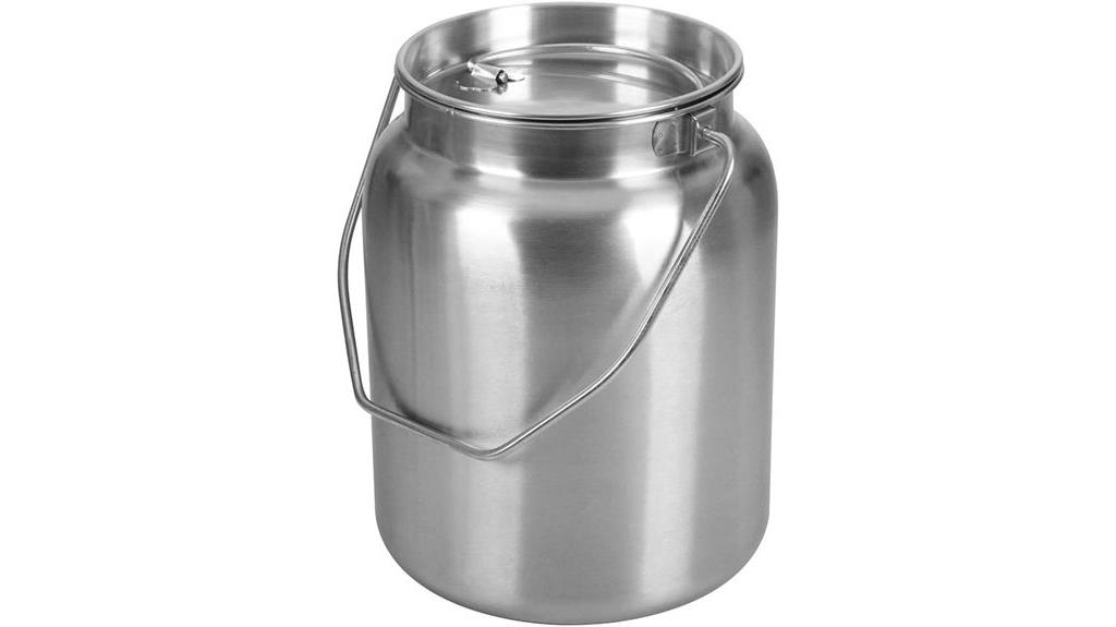 stainless steel milk jug