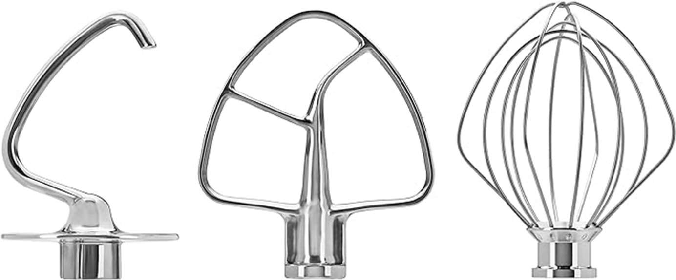 stainless steel mixer set