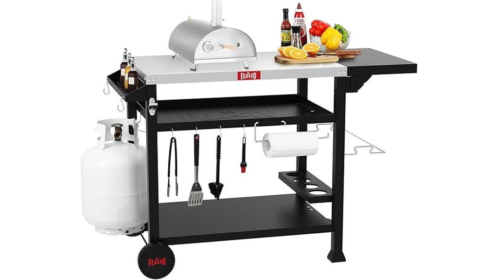 stainless steel outdoor grill