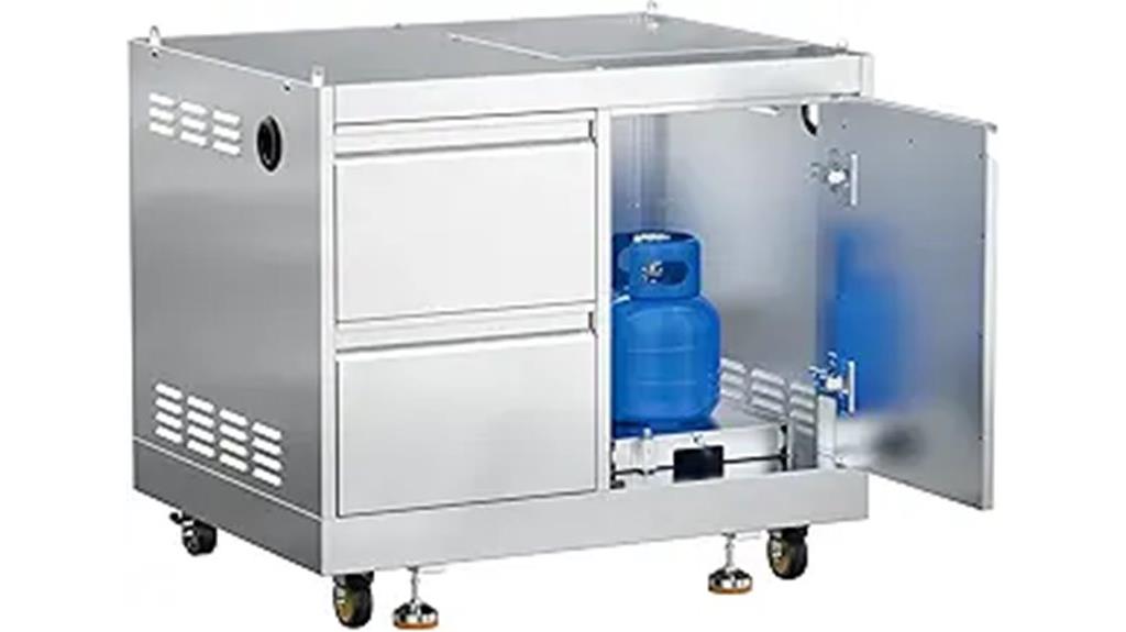 stainless steel outdoor storage