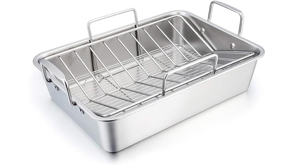 stainless steel roasting set