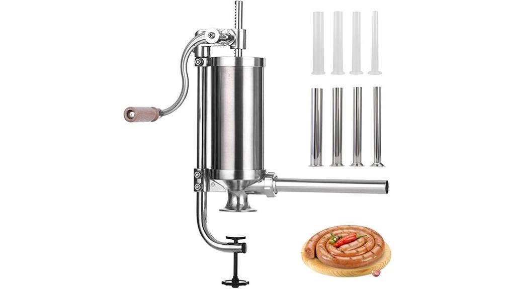stainless steel sausage stuffer