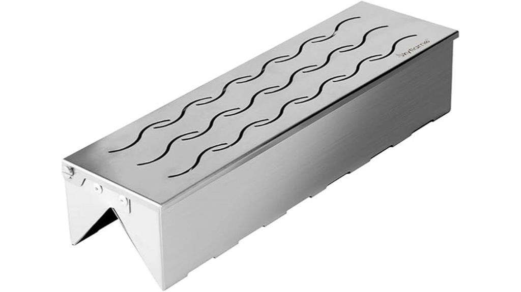 stainless steel wood smoke box