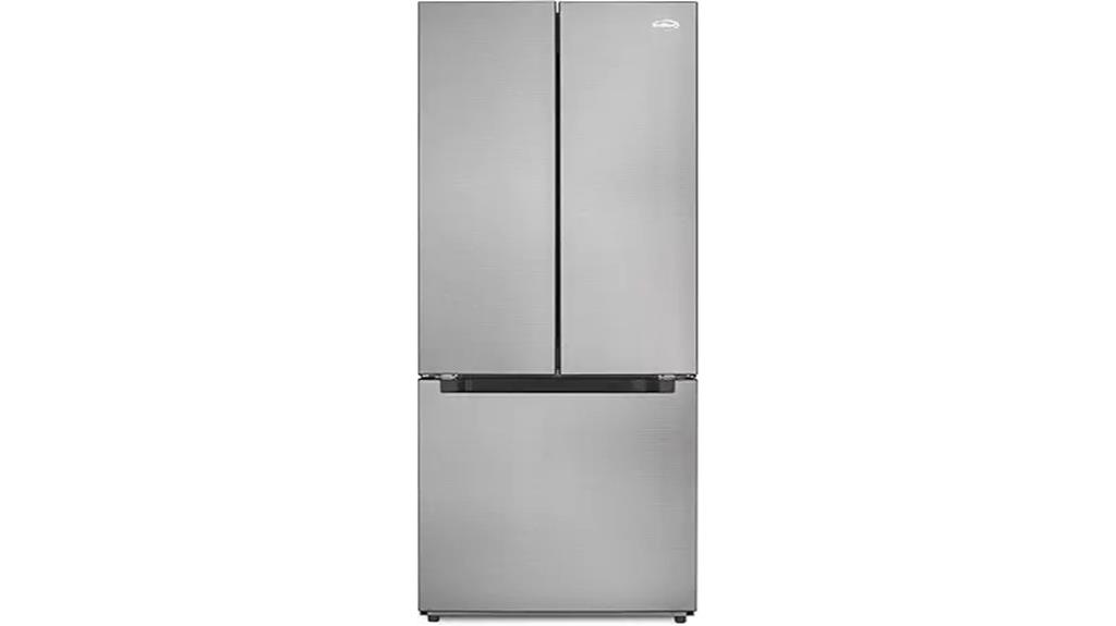 stylish 30 inch french refrigerator