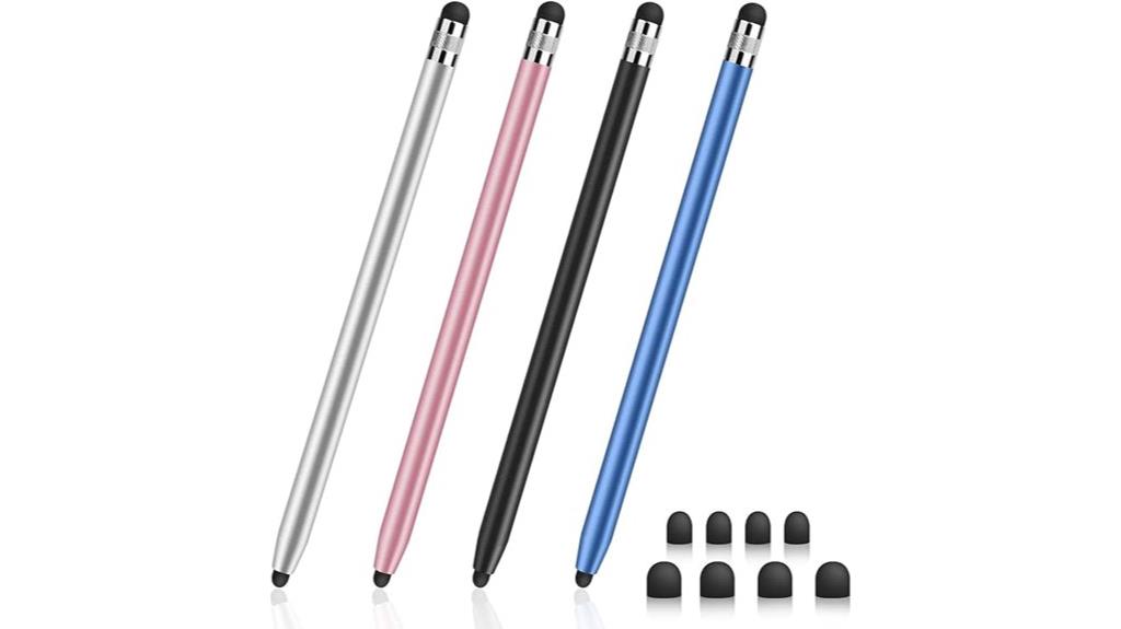 stylus pack for touchscreens