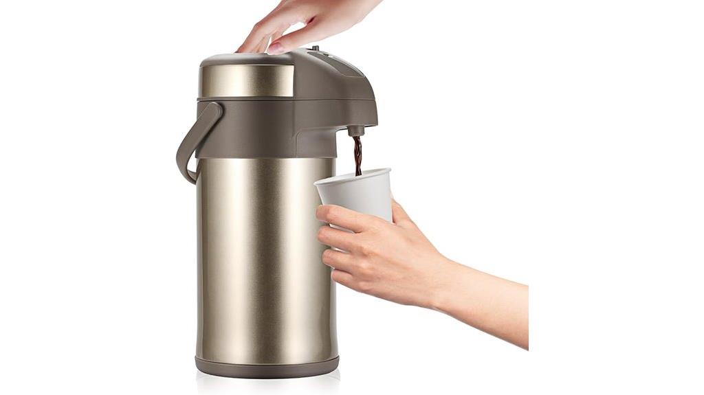 thermal coffee carafe pump